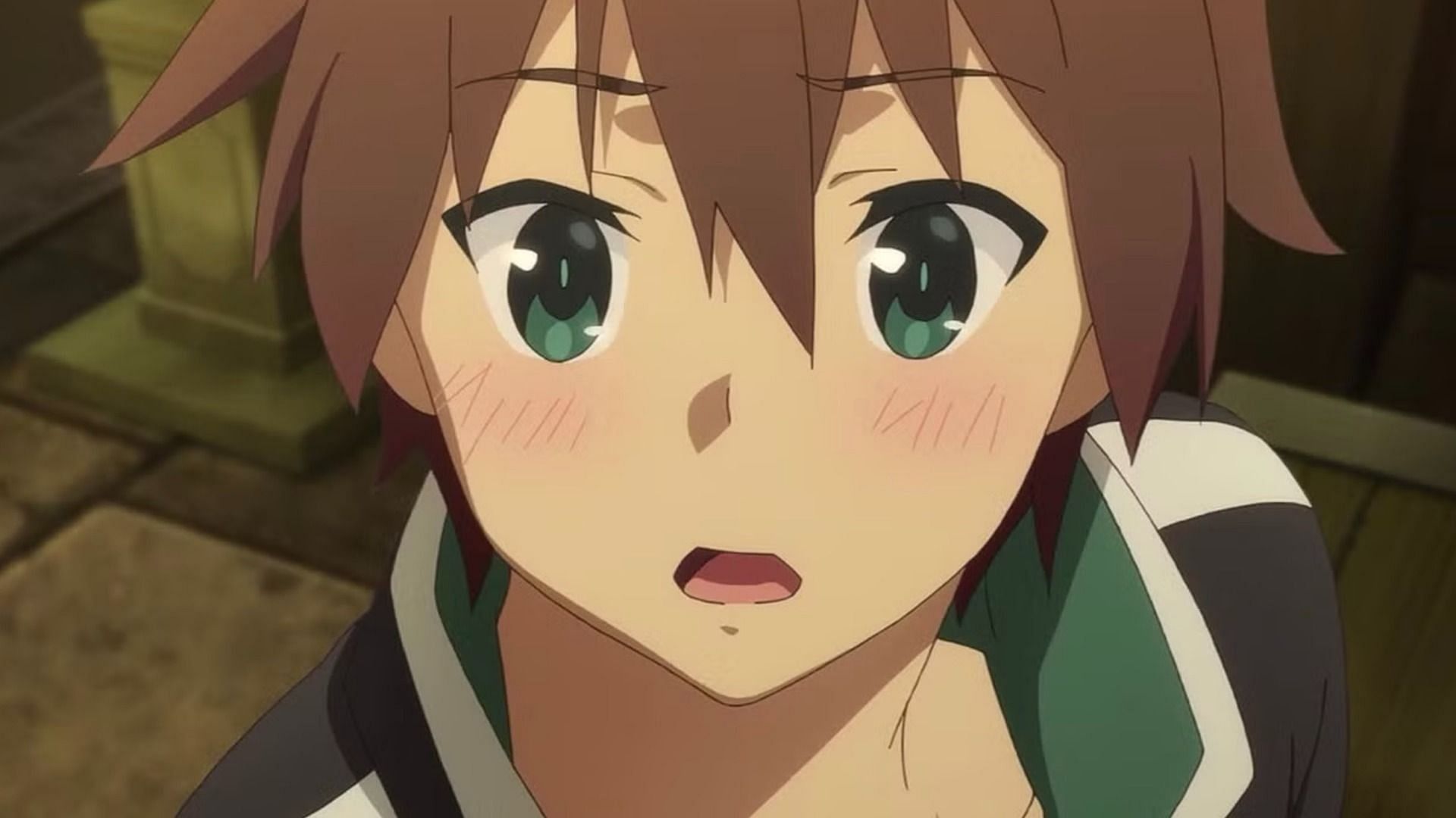 Satou Kazuma as seen in anime (Image via Studio Deen)